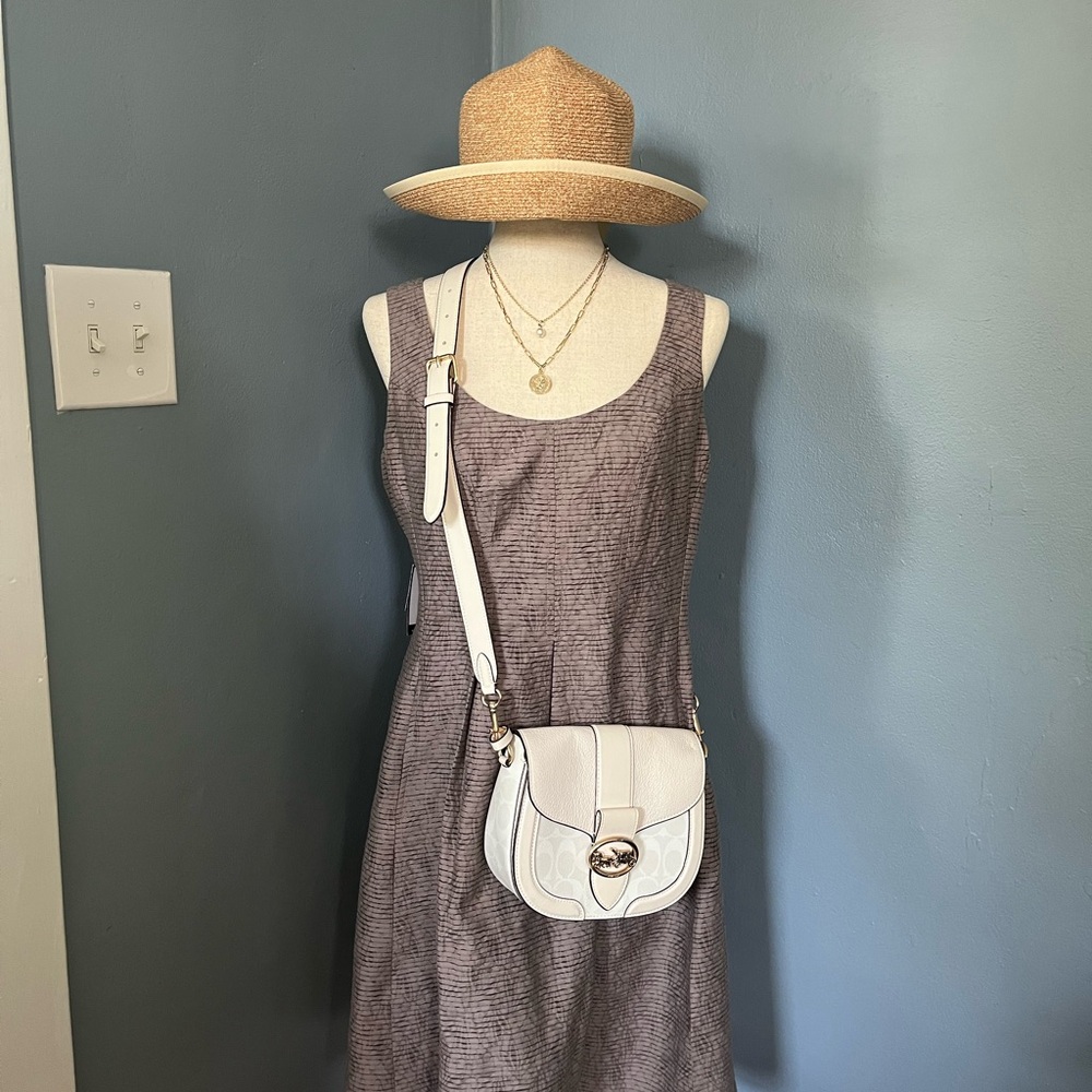 Nine West Textured A Line dress